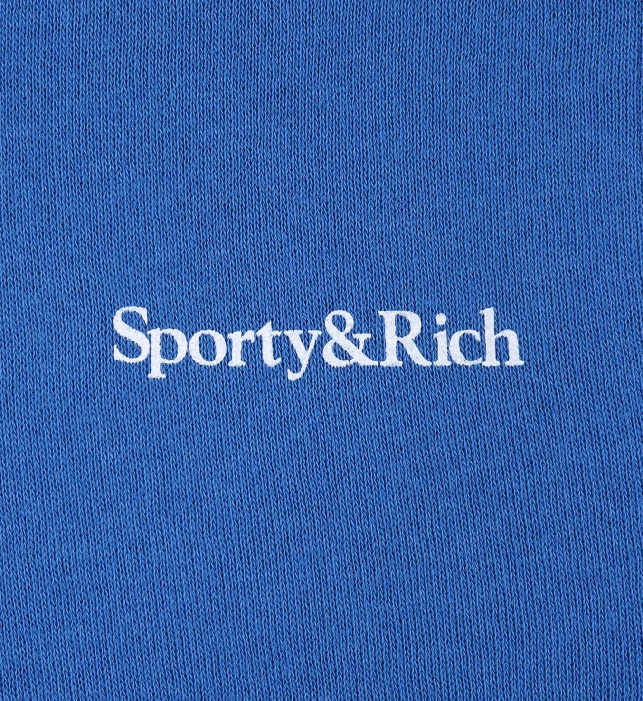 Serif Logo Kids Sweatpant - Paris Blue/White