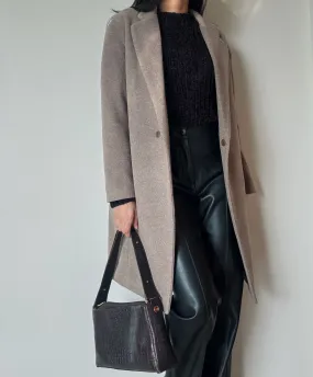 Soft Beige Coat (67% Wool)