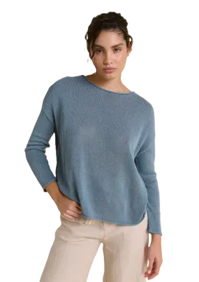 Speckle Spring Knit Long Sleeve Top