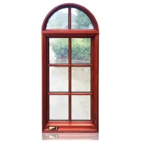 Super September Purchasing solid wood crank open window arch window design by Doorwin on Alibaba