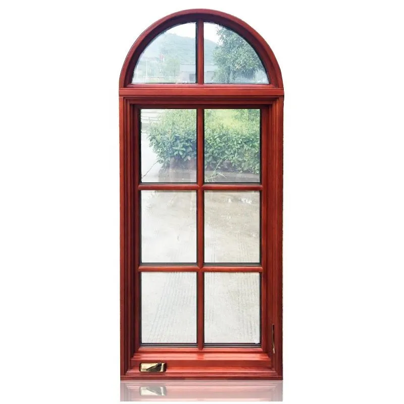 Super September Purchasing solid wood crank open window arch window design by Doorwin on Alibaba