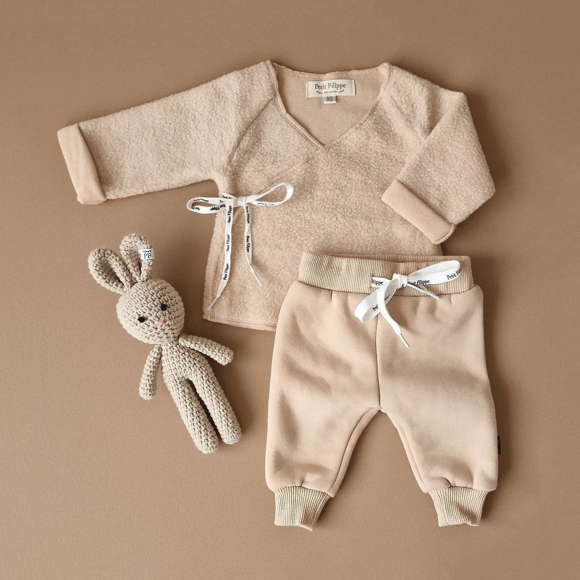 Teddy Kimono Jacket - Beige