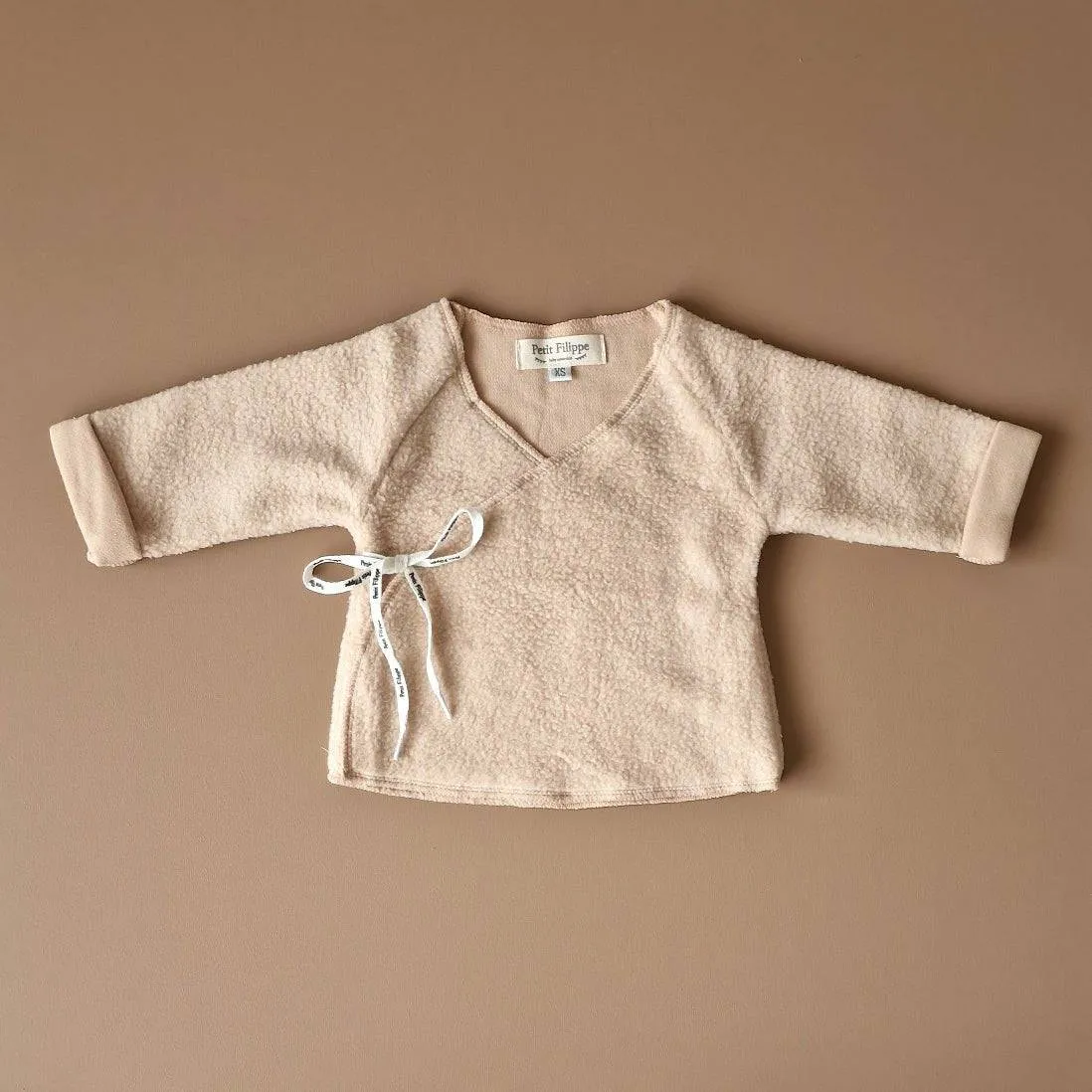 Teddy Kimono Jacket - Beige