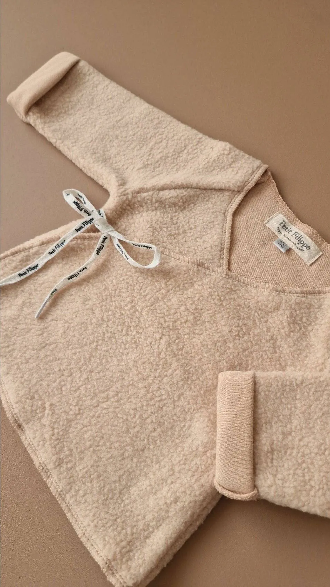 Teddy Kimono Jacket - Beige
