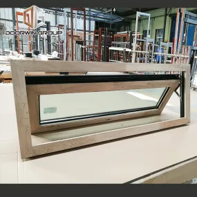 Toilet window size swing single aluminium top hung for