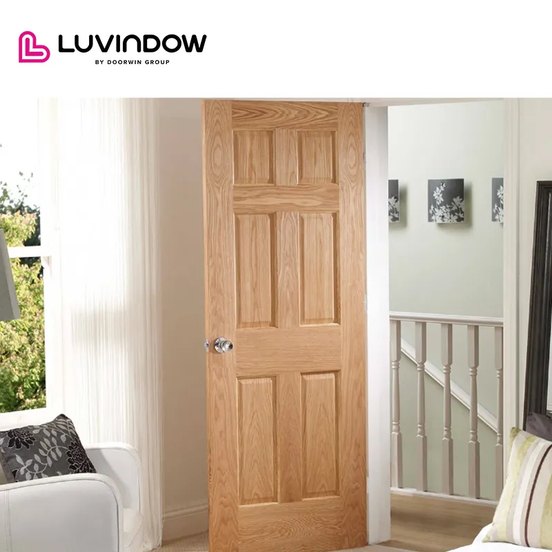 USA Great Rapids LUVINDOW 2021Wooden door with frame decoration glass insert wood interior door glass insert wood interior door