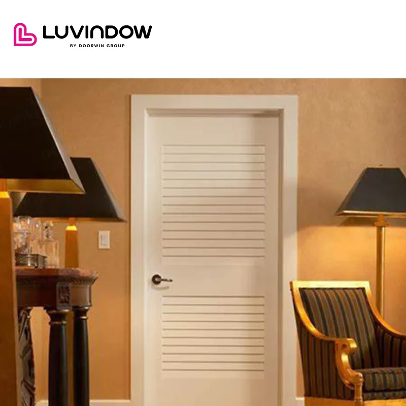 USA Great Rapids LUVINDOW 2021Wooden door with frame decoration glass insert wood interior door glass insert wood interior door