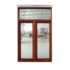 usa nrfc certified 2 panel glass wood crank windows by Doorwin on Alibaba