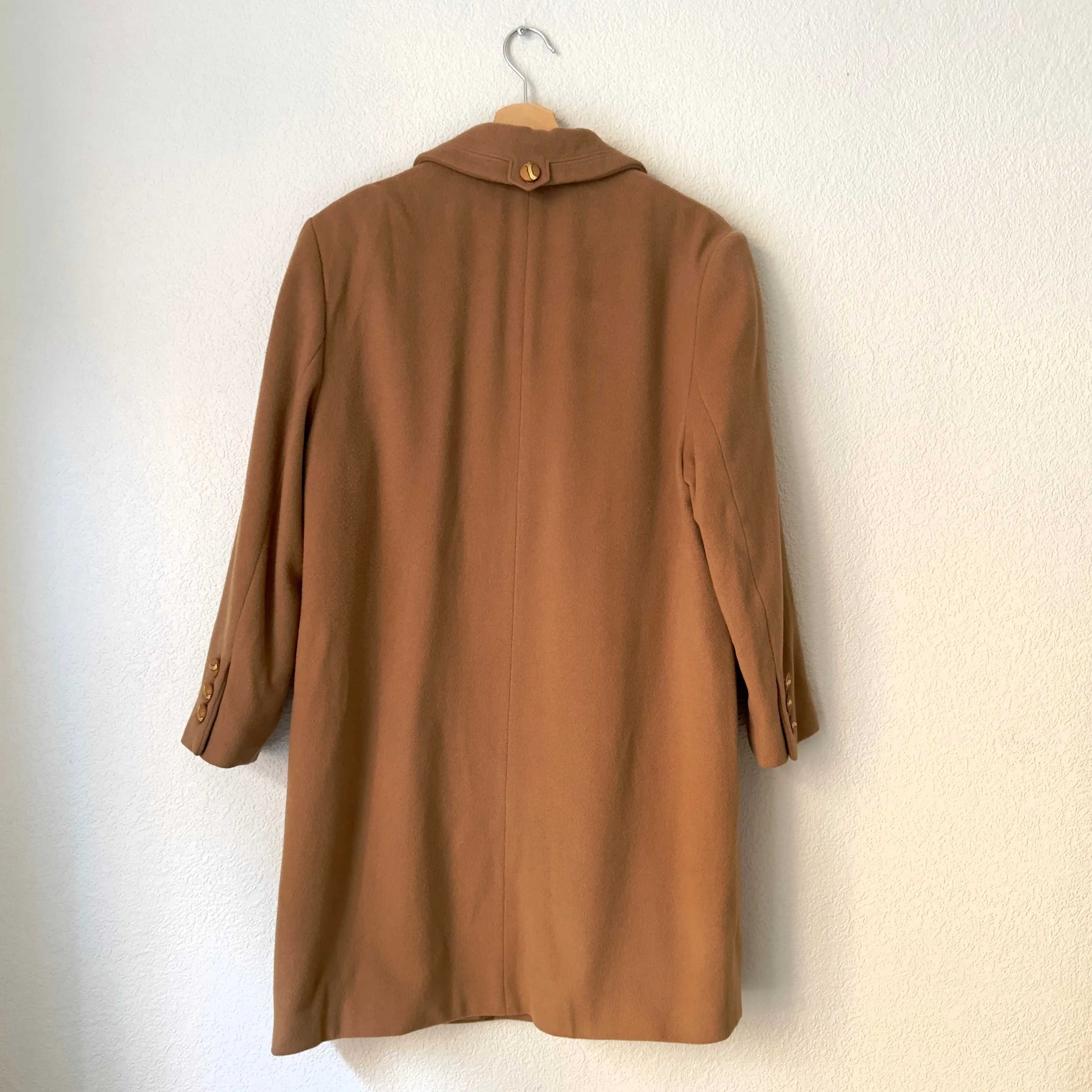 Vintage Camel Wool Cashmere Coat