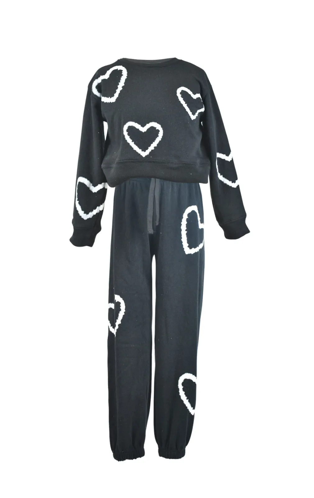 *White Heart Tie Dye Sweatpant*