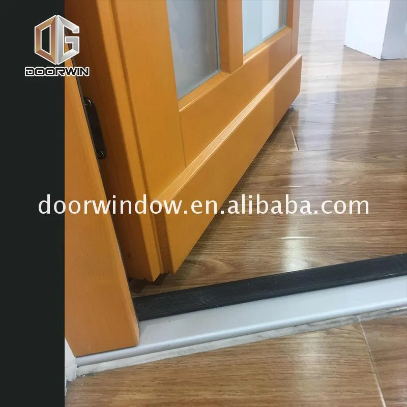 Wholesale home entry doors grey aluminium full view door