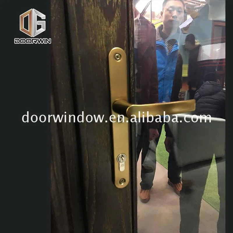Wholesale home entry doors grey aluminium full view door