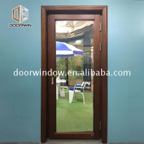 Wholesale home entry doors grey aluminium full view door