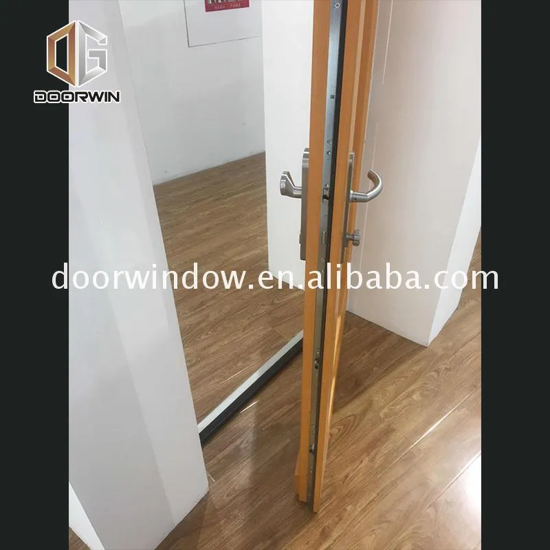 Wholesale home entry doors grey aluminium full view door