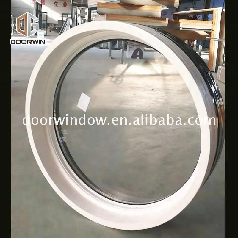 Window with black color arch top treatments for arched windows by Doorwin on Alibaba
