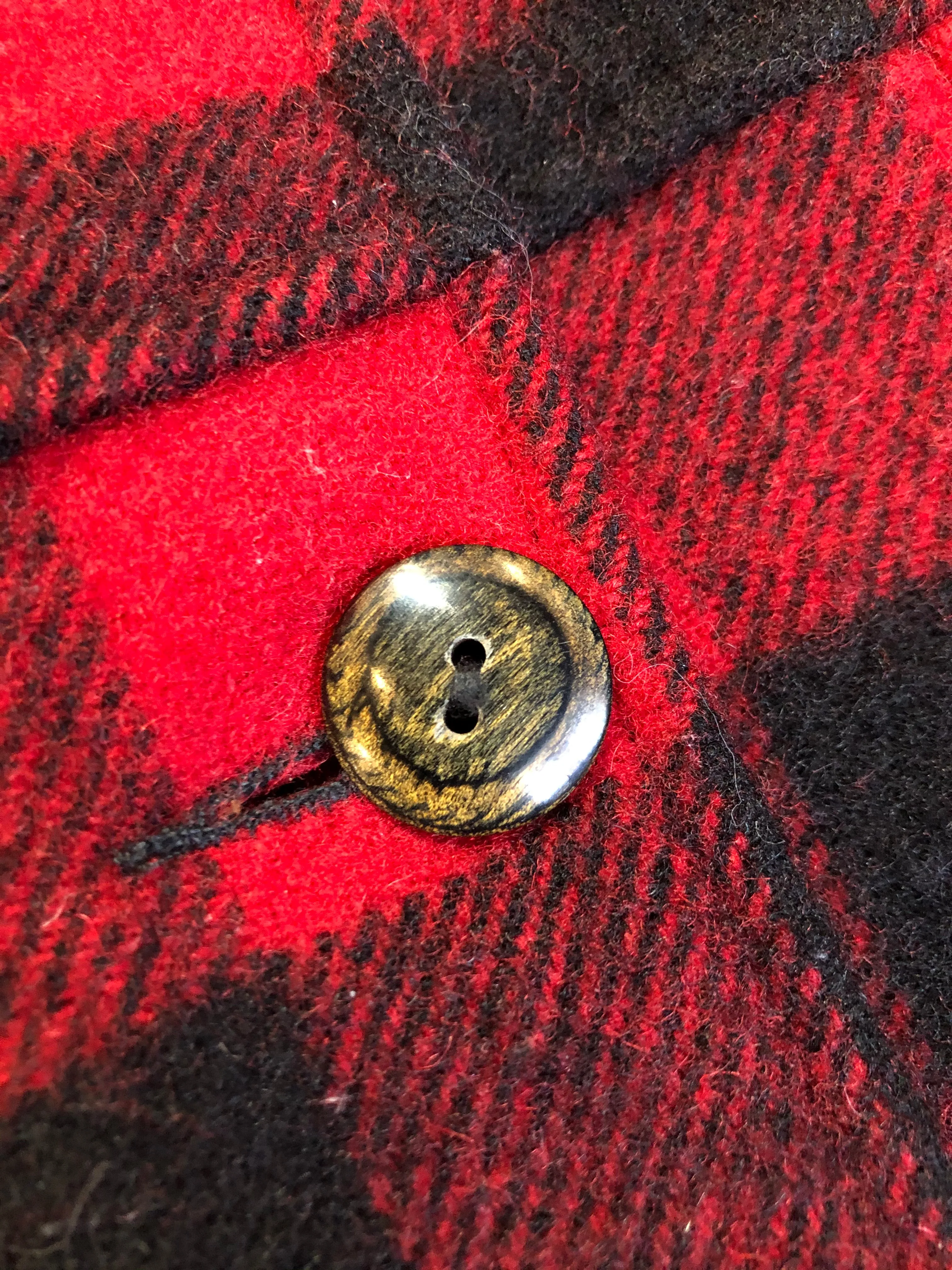 Woolrich Vintage Buffalo Plaid Wool Jacket. Made in USA