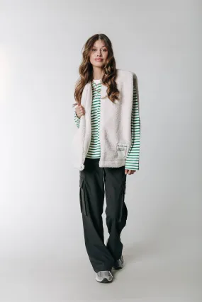 Yoni Teddy Gilet: Beige
