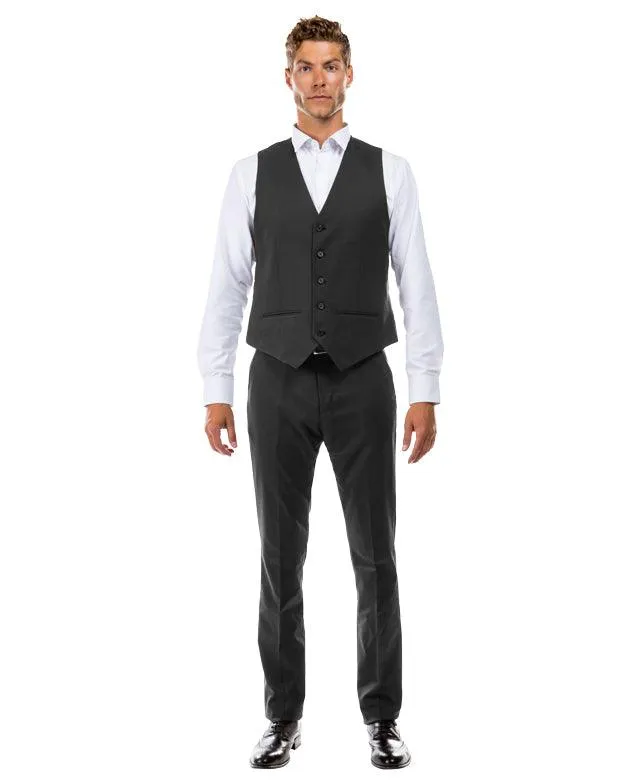 Zegarie Slim Fit Suit Separates Vest, Gunpowder Grey
