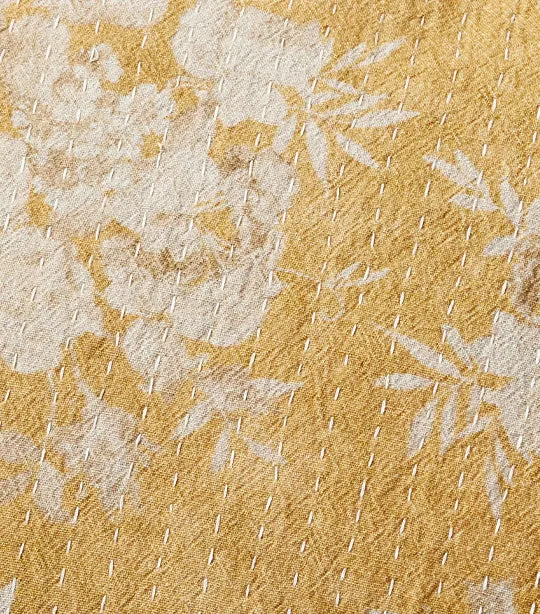 Zenia Floral Quilted Pillow Cover